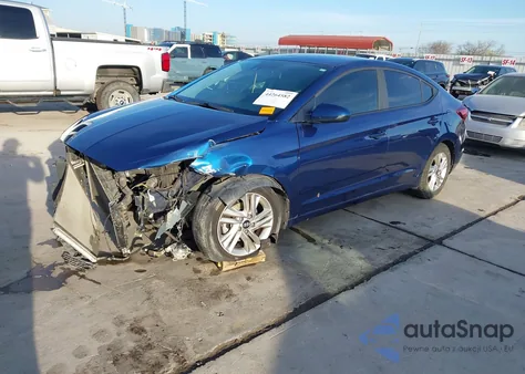 2019 Hyundai Elantra Sel z USA, uszkodzony, nr VIN 5NPD84LF3KH440589